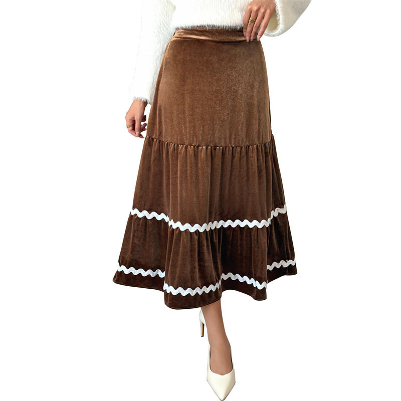 Mid-length Lace Skirt Women's Clothing